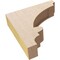 Ekena Millwork 3"W x 12"D x 12"H Thin Diane Rough Cedar Woodgrain TimberThane Corbel, Primed Tan CORUR03X12X12DIARCPR - alternate 4